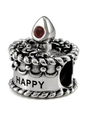 OHM Beads -Jan. Birthday cake  AHO00201